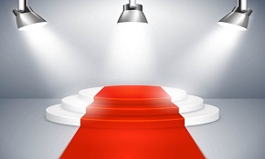 Spotlight stage vector